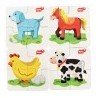 16 piezas rompecabezas infantil