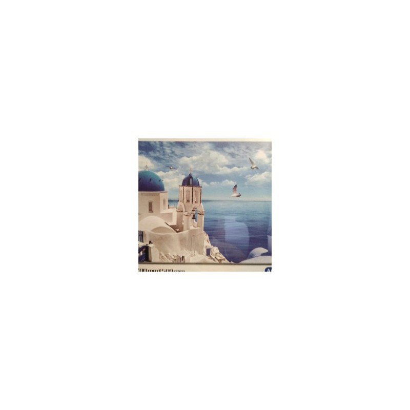 Rompecabezas 1000 Pz,  Santorini , Marca Hao Xiang. Ll1