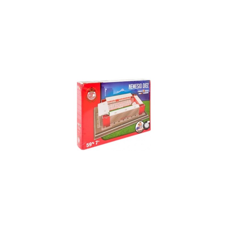 Rompecabezas 3D estad Nemesio Diez (Bombonera)Toluca FC