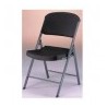 Silla plegable de plastico Lifetime negra