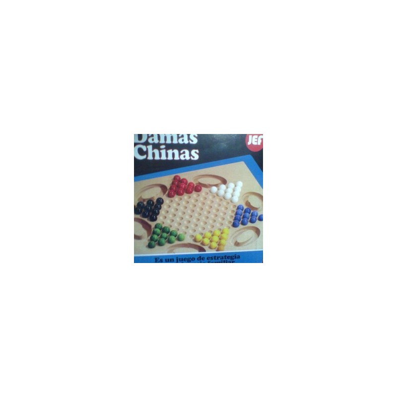 Damas chinas en base de madera