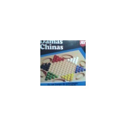 Damas chinas en base de madera